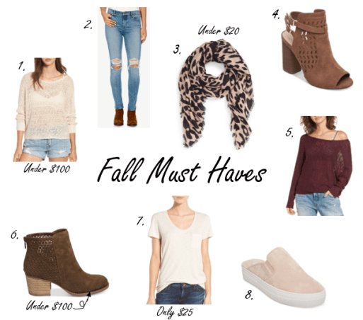fall must haves